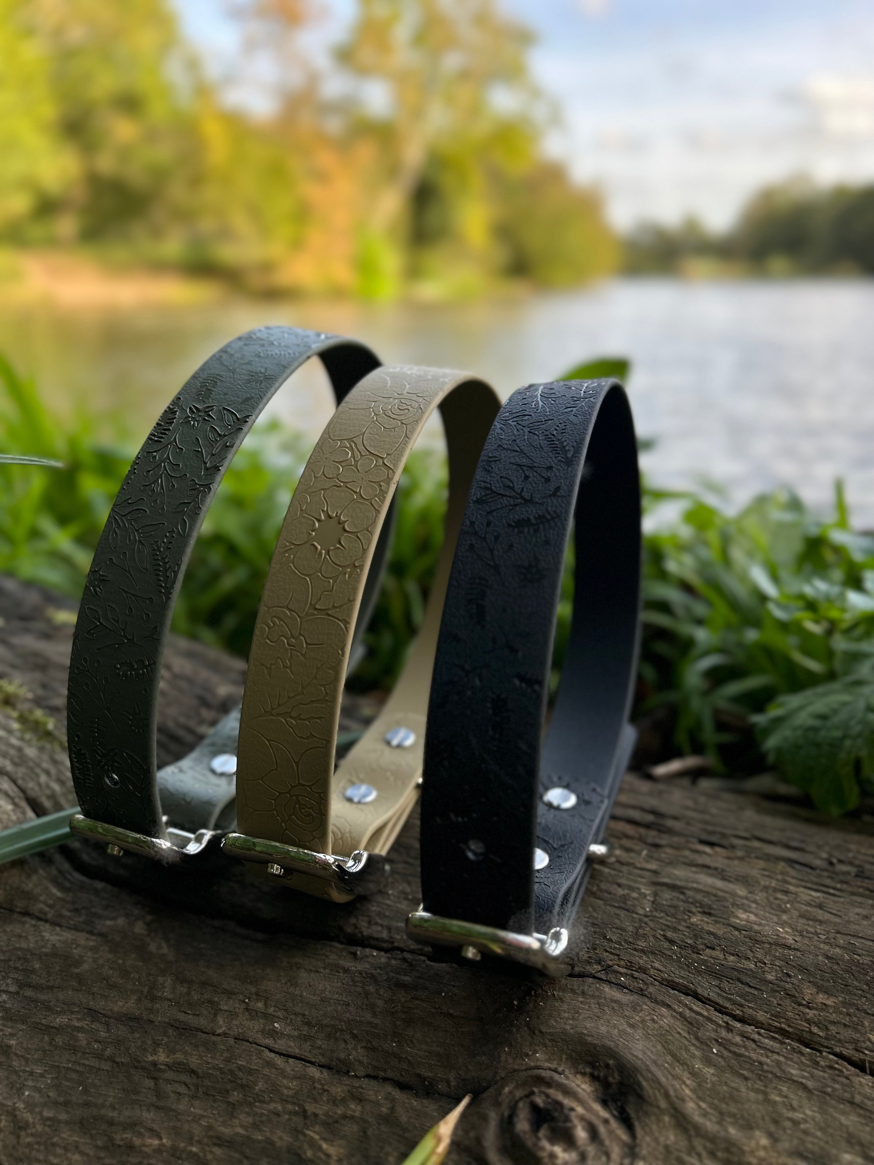 Embossed Waterproof Dog Collar