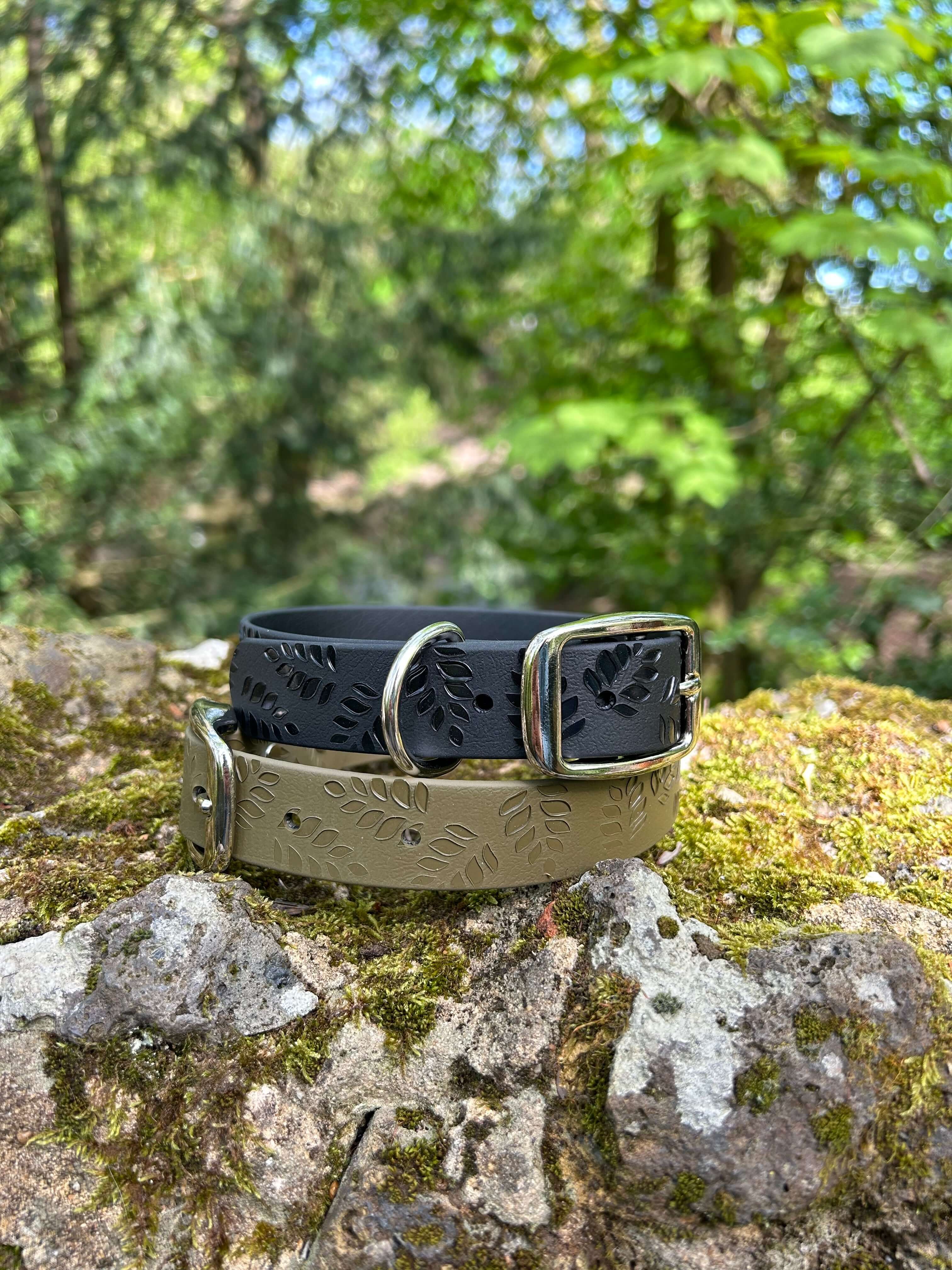 Embossed Waterproof Dog Collar