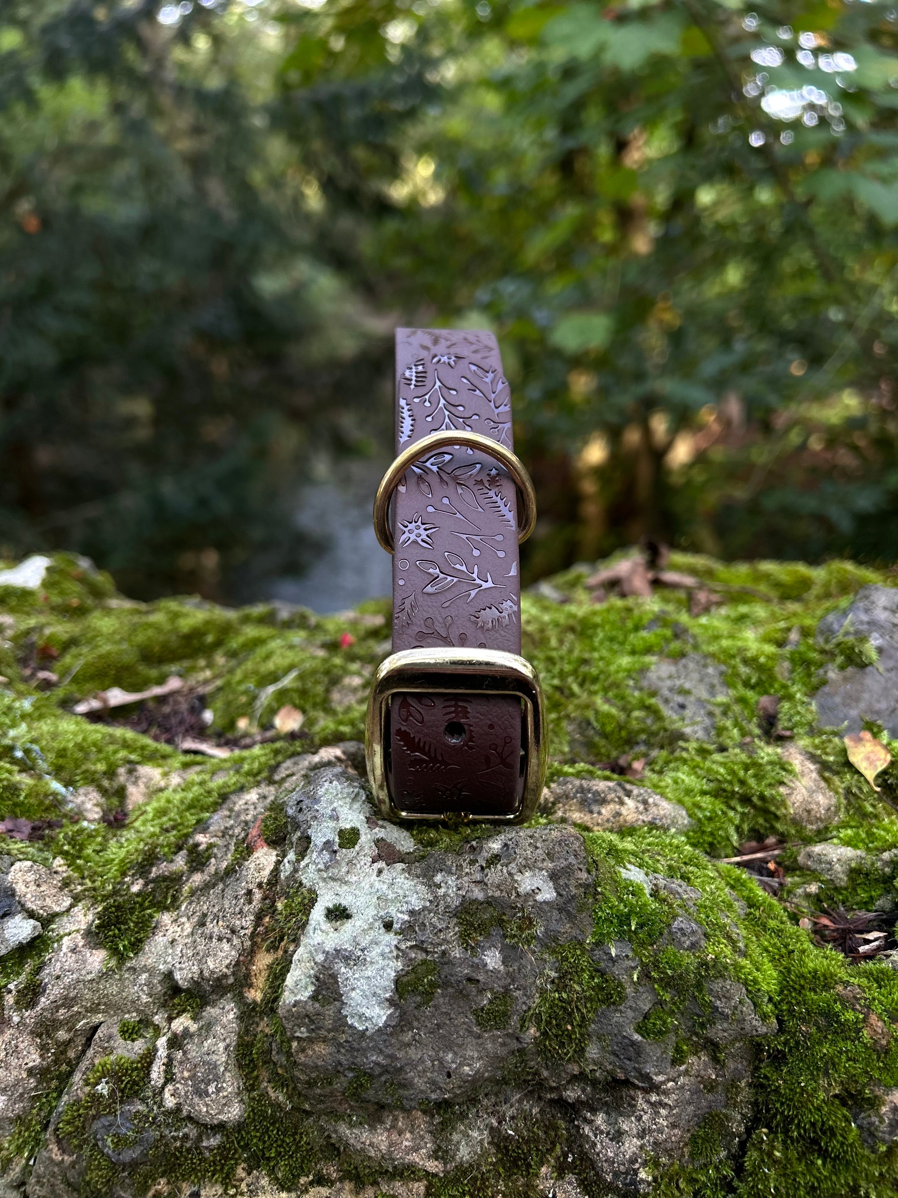 Embossed Waterproof Dog Collar