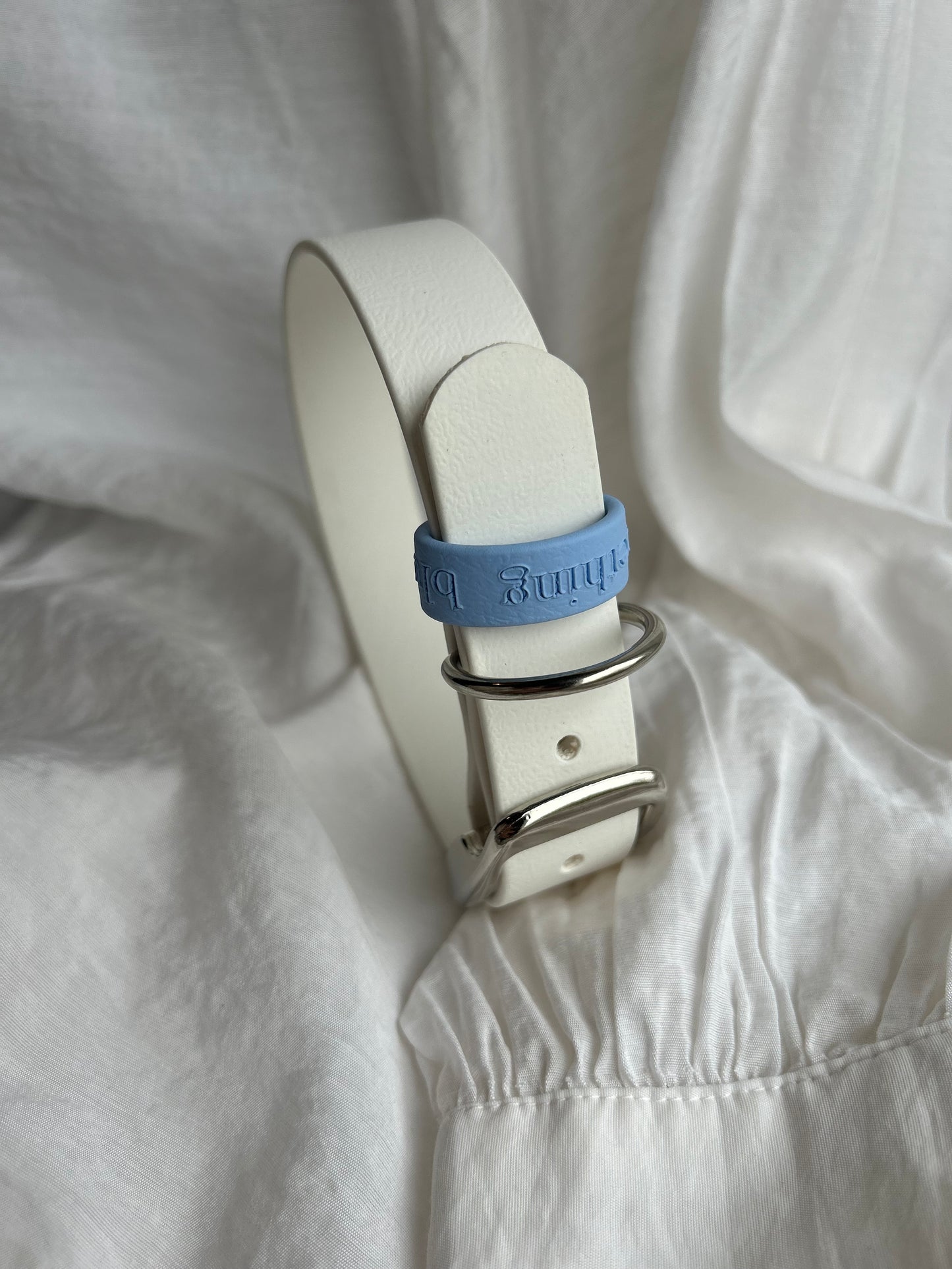 “Something Blue” Dog collar loop / wedding keepsake / token