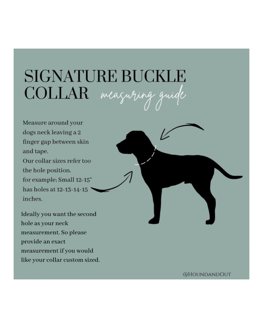 Autumn Embossed Waterproof Dog Collar Hound and Out