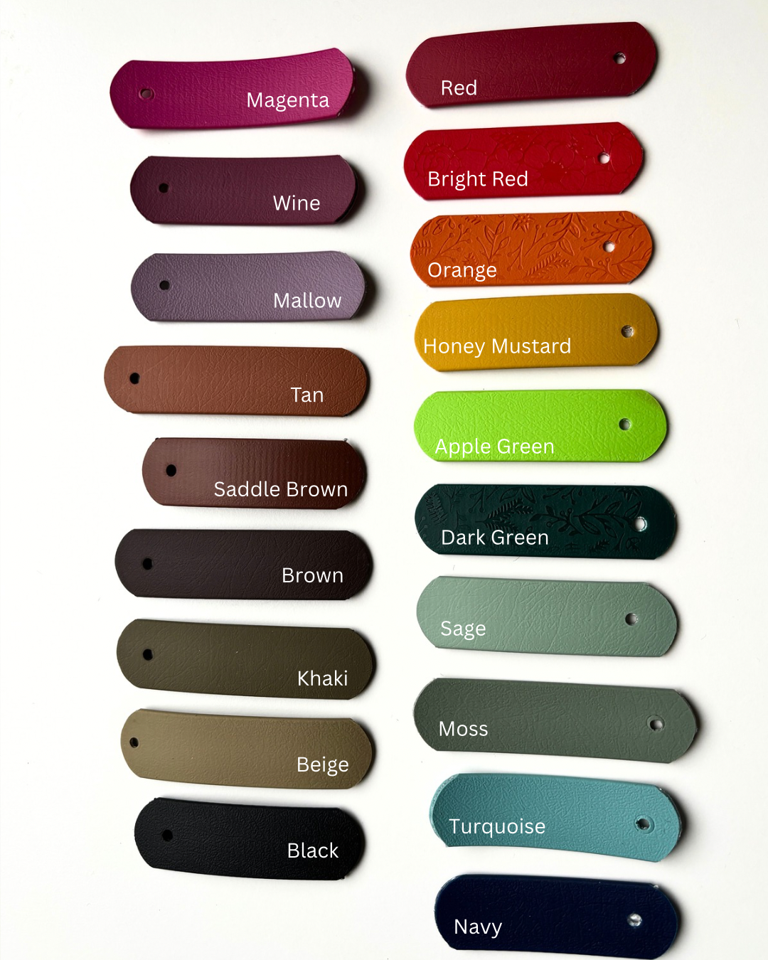 Waterproof Embossed Personalised Dog Tag