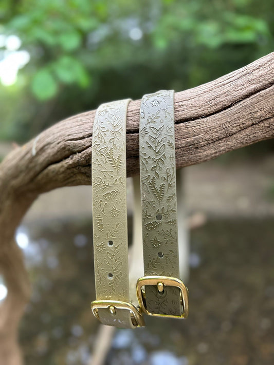 Embossed Waterproof Dog Collar