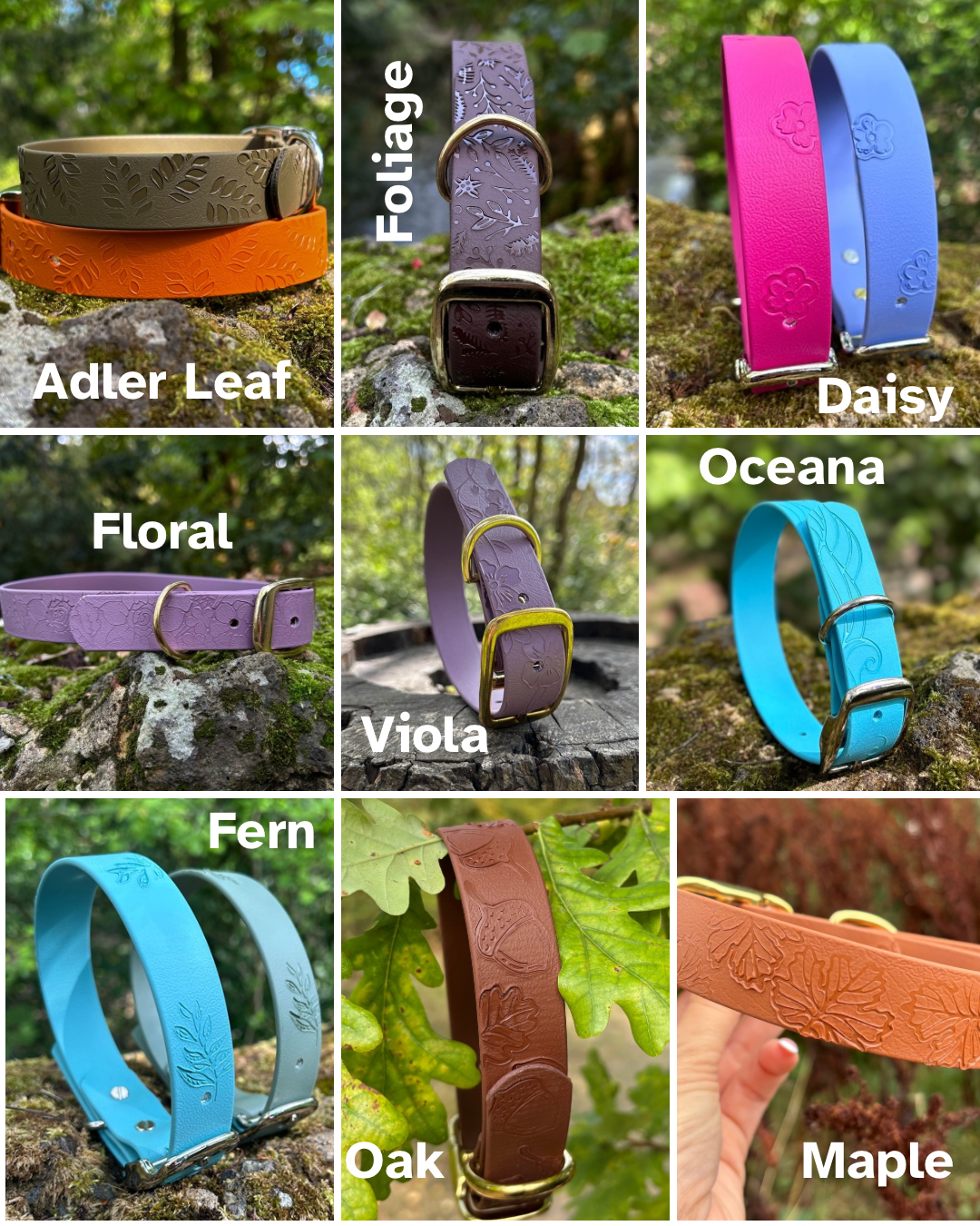 Embossed Waterproof Dog Lead