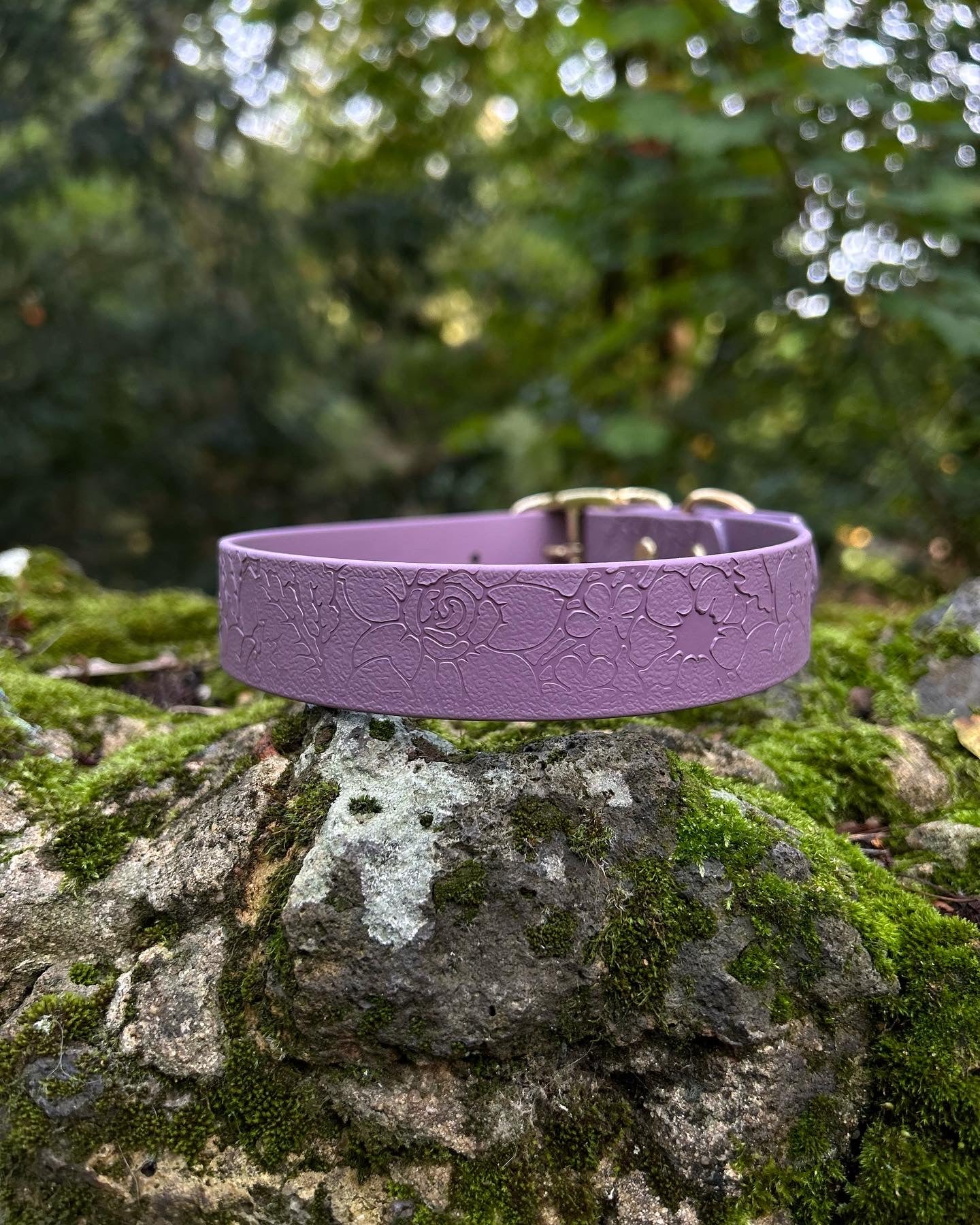 Embossed Waterproof Dog Collar