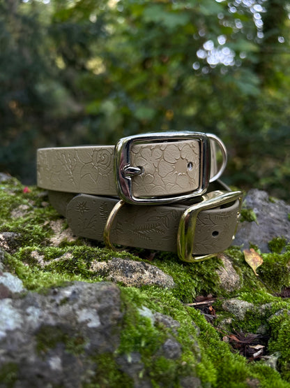 Embossed Waterproof Dog Collar