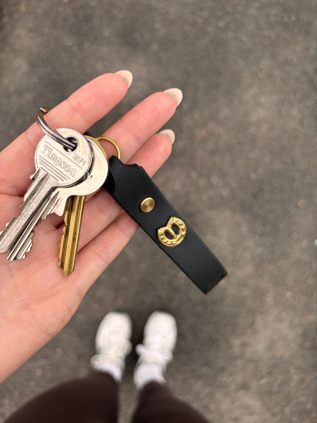 The Derby Key Fob - Luxury Personalised Horseshoe Keyring