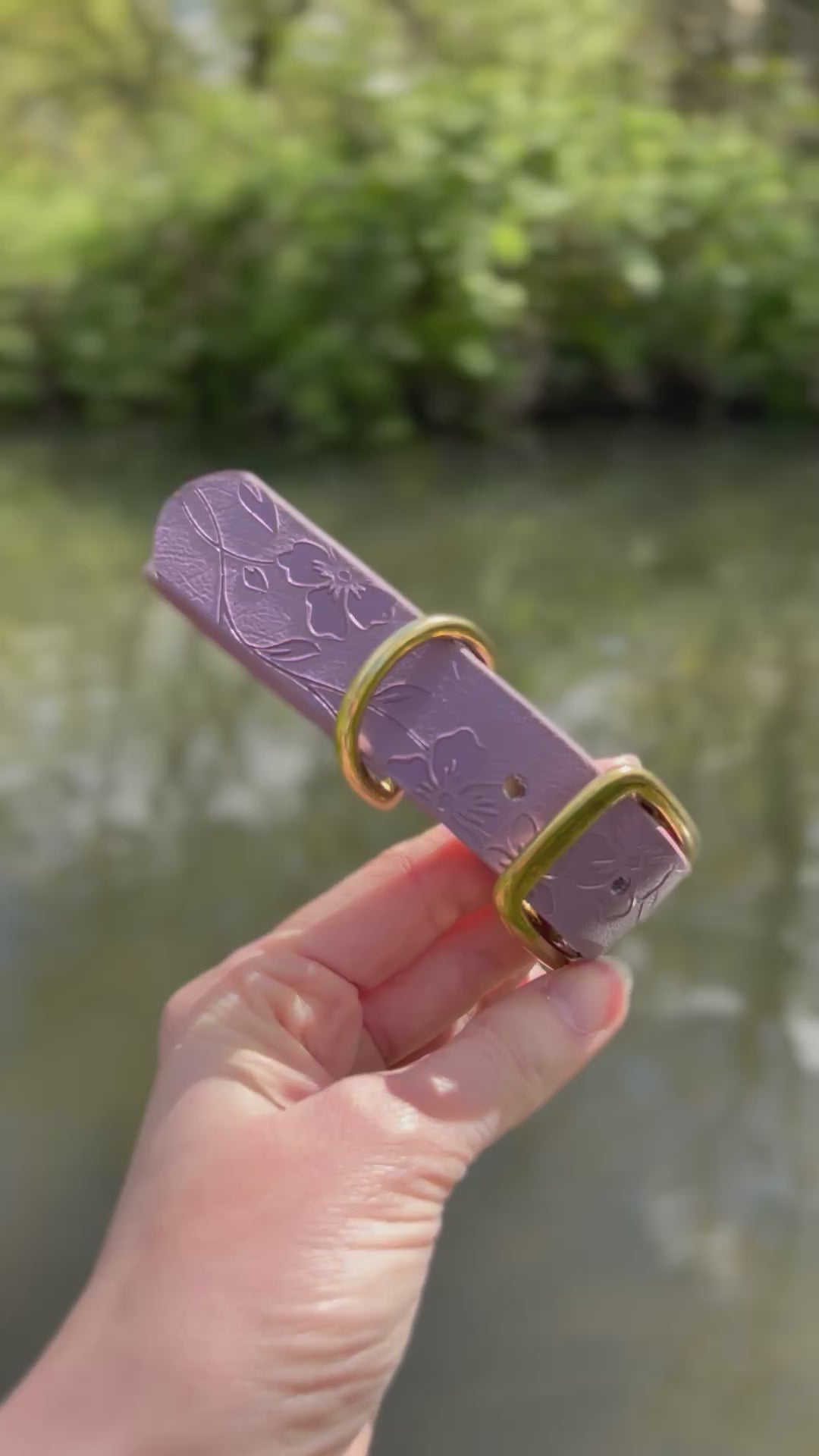 Embossed Waterproof Dog Collar